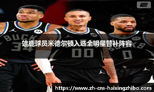 雄鹿球员米德尔顿入选全明星替补阵容